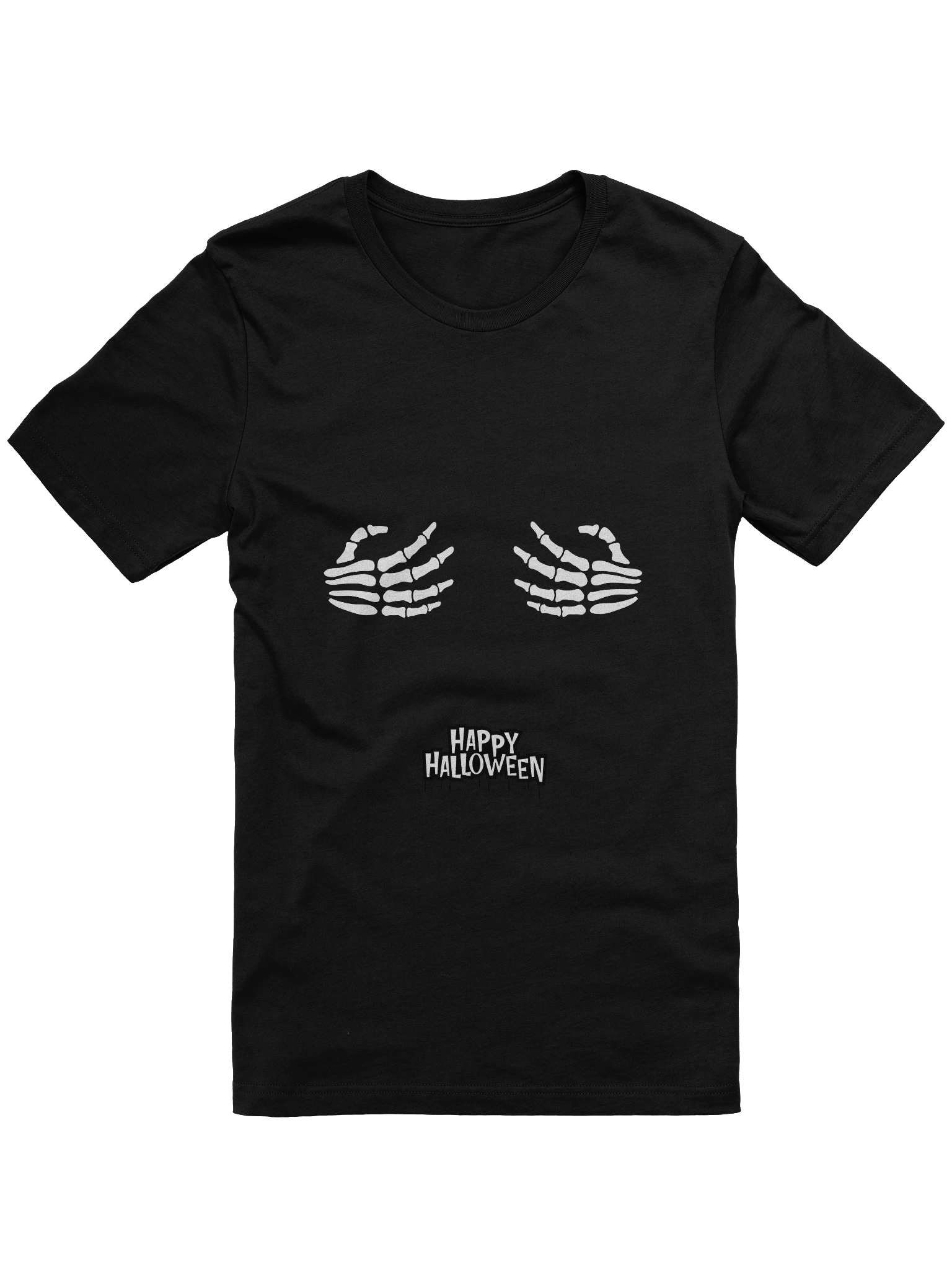 Halloween “Skeleton Hands” Tee – Spooky & Playful product image (1)