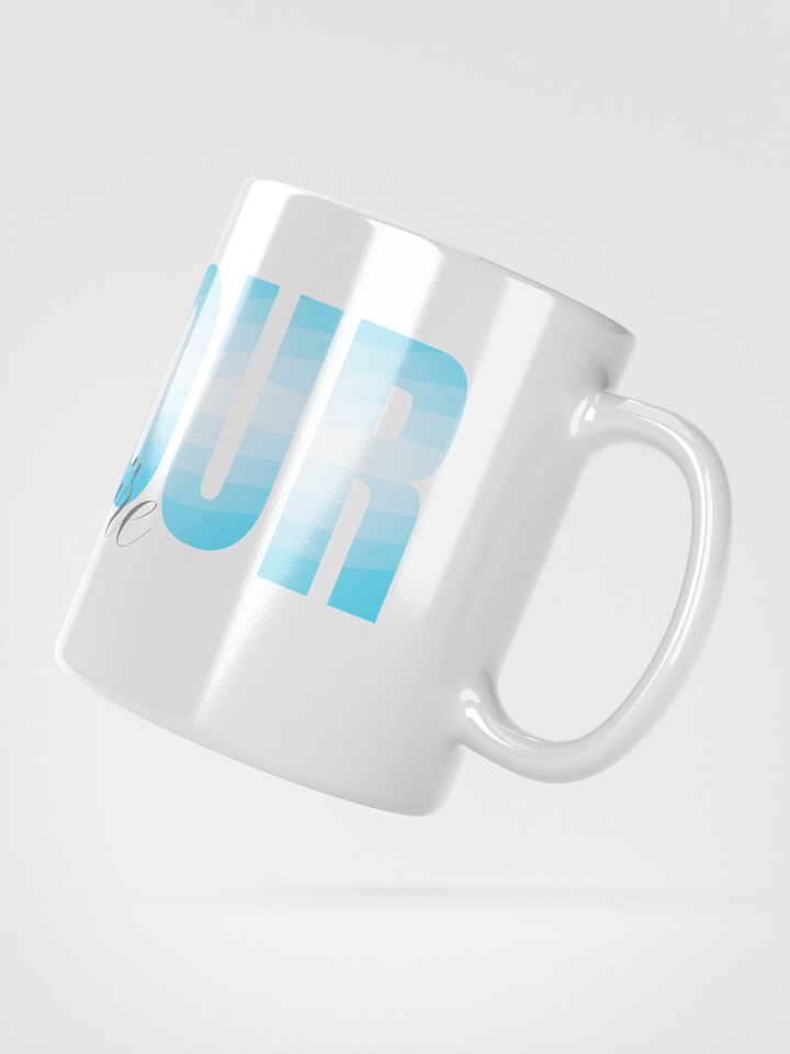 Mug Blanc Bonjour Sourire - Cadeau Mug Message Positif product image (2)