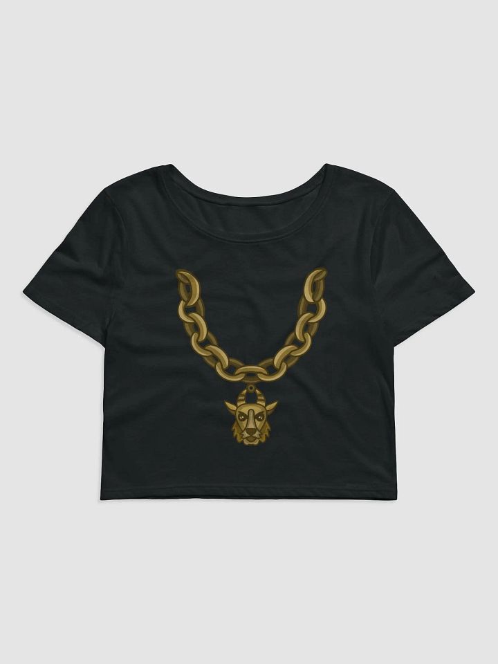 Goat Gold Chain Cropped T-Shirt product image (1)