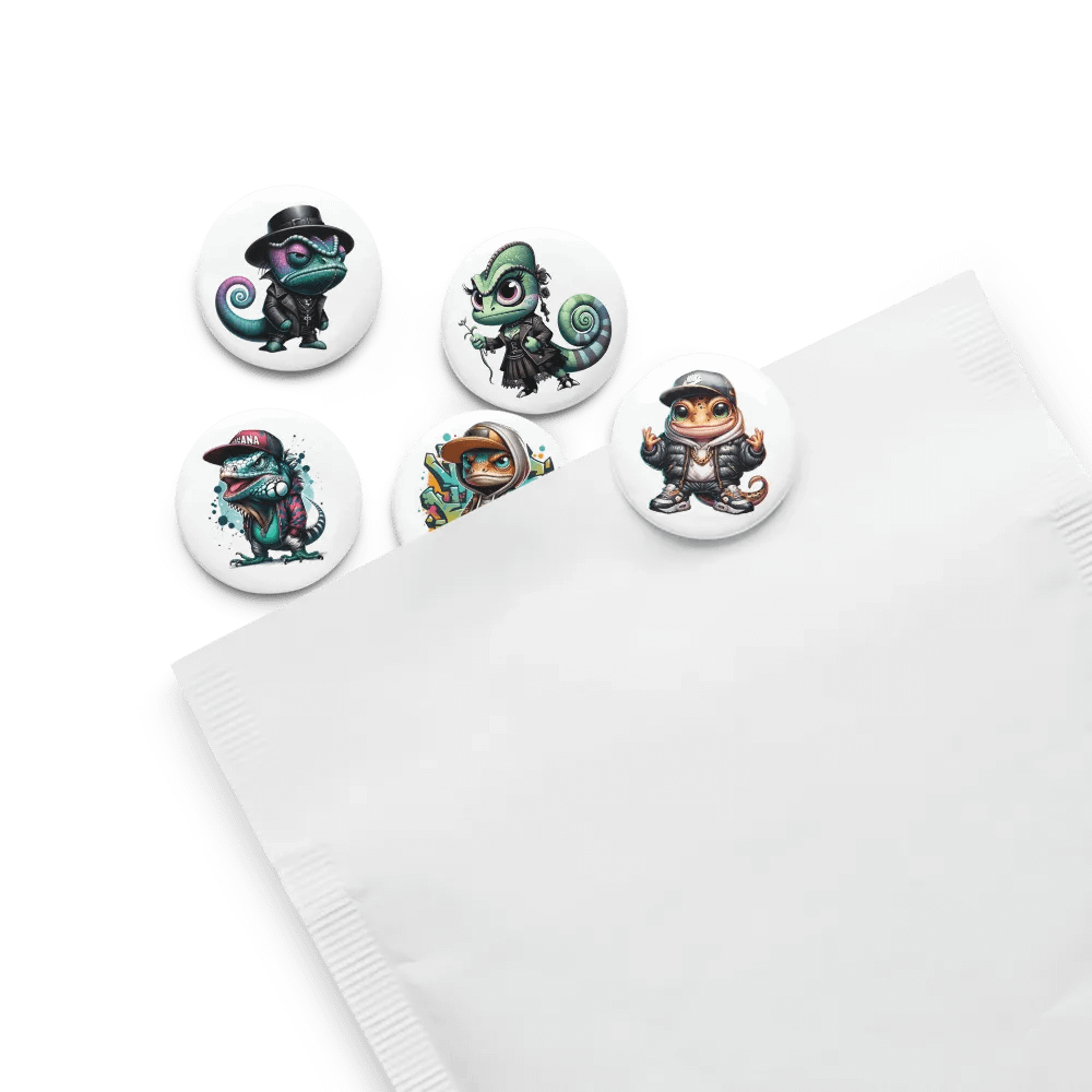Rebellious Lizards Pin Set product image (5)