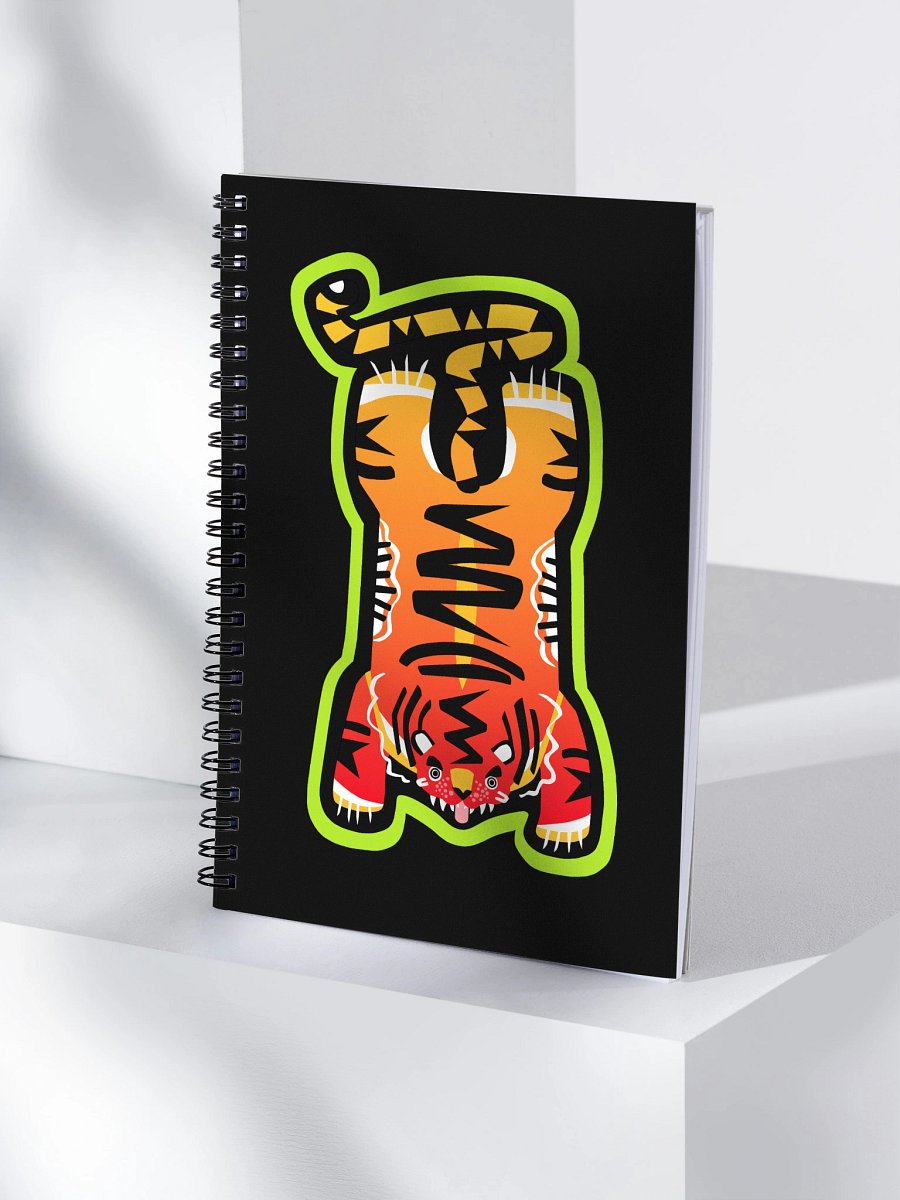 Spiral Red Electric Tiger Notebook product image (4)