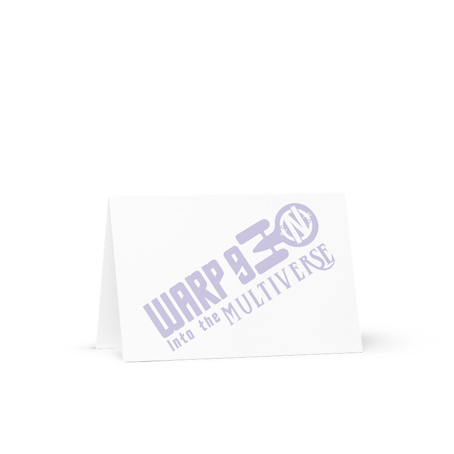 Warp 9 - Grußkarte product image (1)