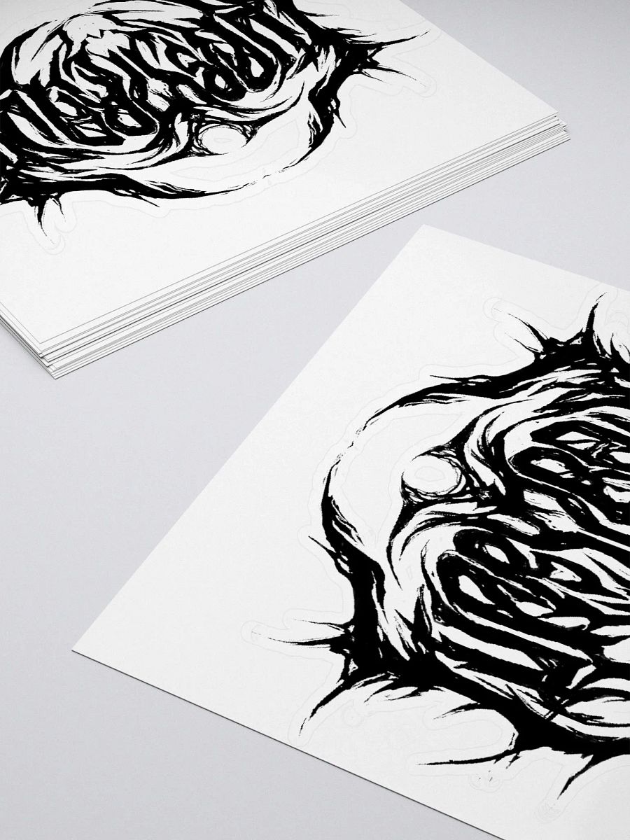 Furry Trash Metal Logo Sticker product image (4)