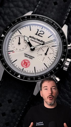 We’re back for more white-dialled chronographs with the Echo/Neutra 1956, what I believe to be one of the best value Swiss ma...