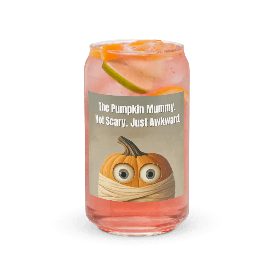 The Pumpkin Mummy Can- Shaped Glass product image (3)
