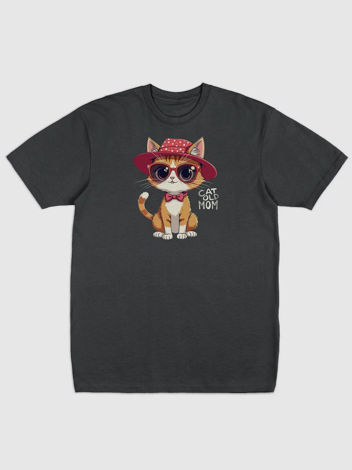 Cat Old Mom Hoodie Heavyweight Tee product image (1)