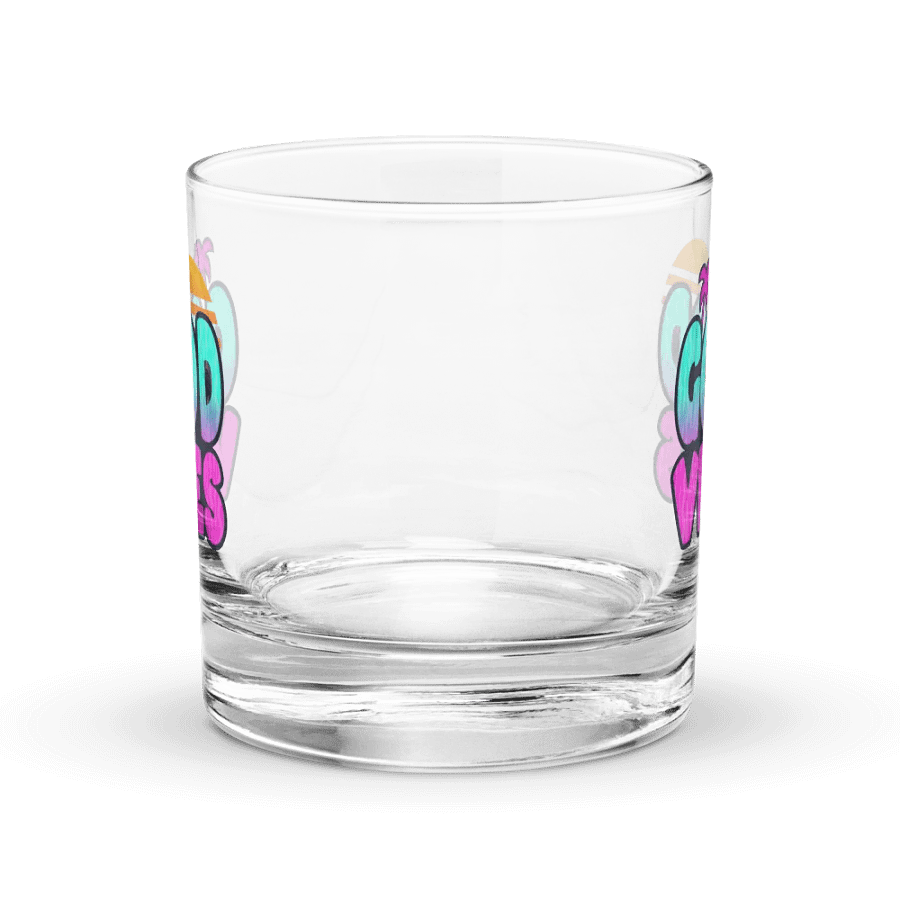 GOOD VIBES ROCKS GLASS product image (4)