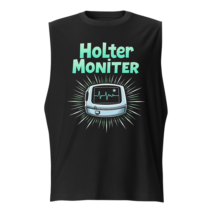 Heartbeat Holter Monitor Muscle Tank product image (1)