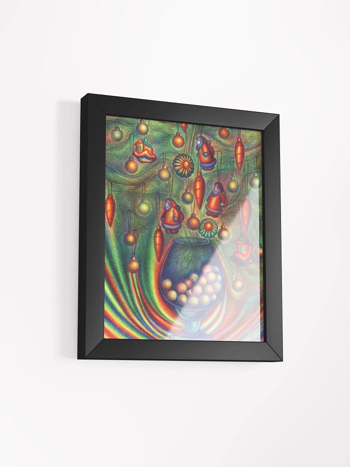 Whimsical Vase of Dreams Framed Poster - Christmas Still Life product image (4)