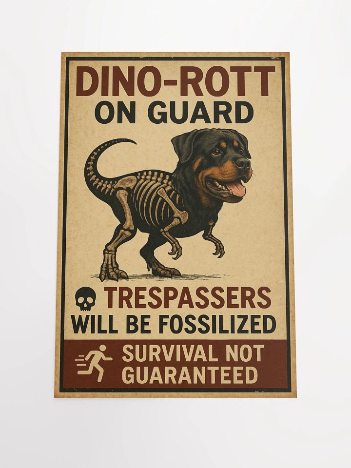 Dino-Rott On Guard Poster product image (1)