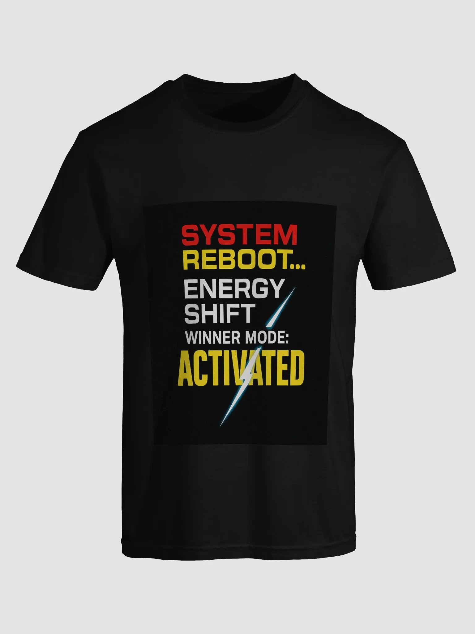 System Reboot – Winner Mode Activated Tee product image (1)