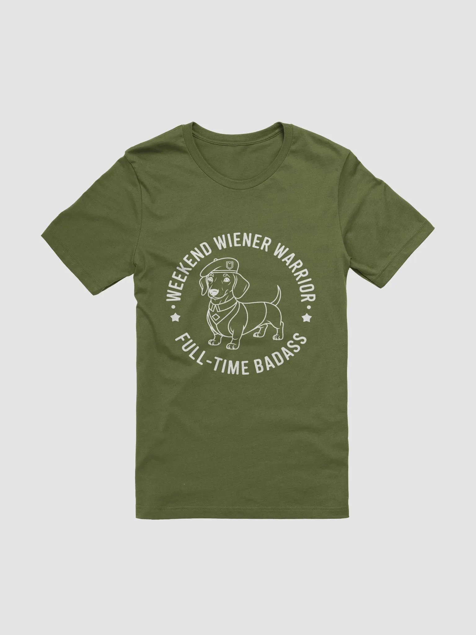 Weekend Wiener Warrior, Full-Time Badass T-Shirt product image (1)