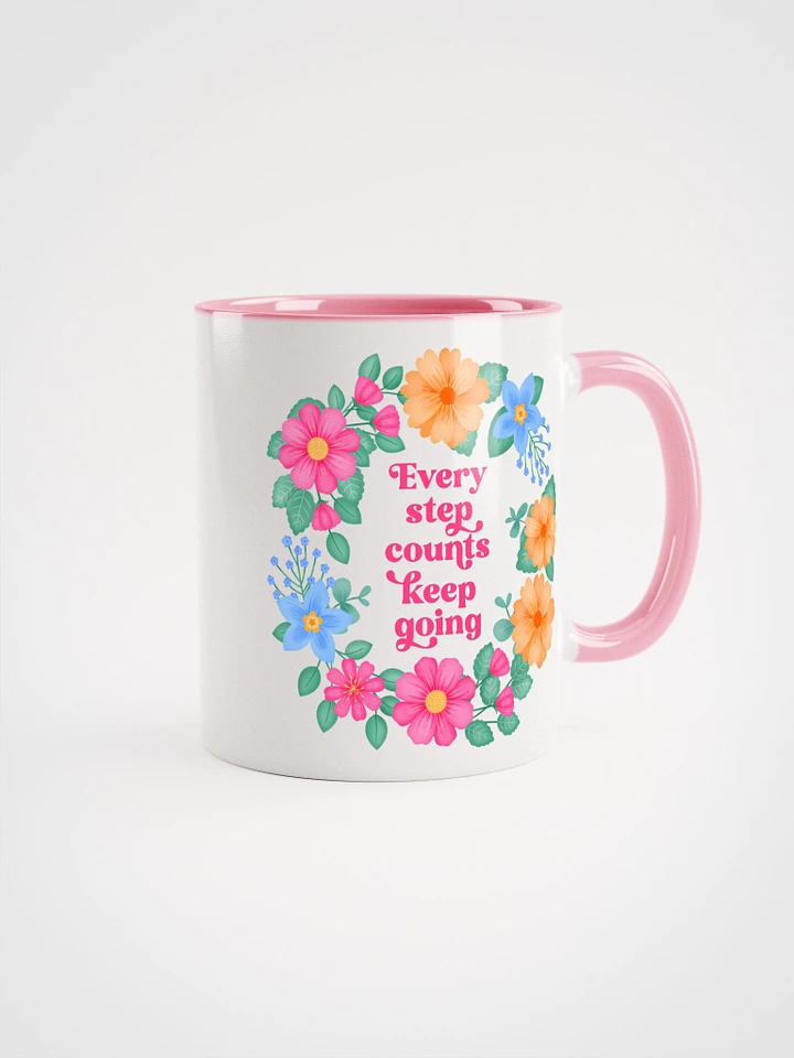 Every step counts keep going - Color Mug product image (1)