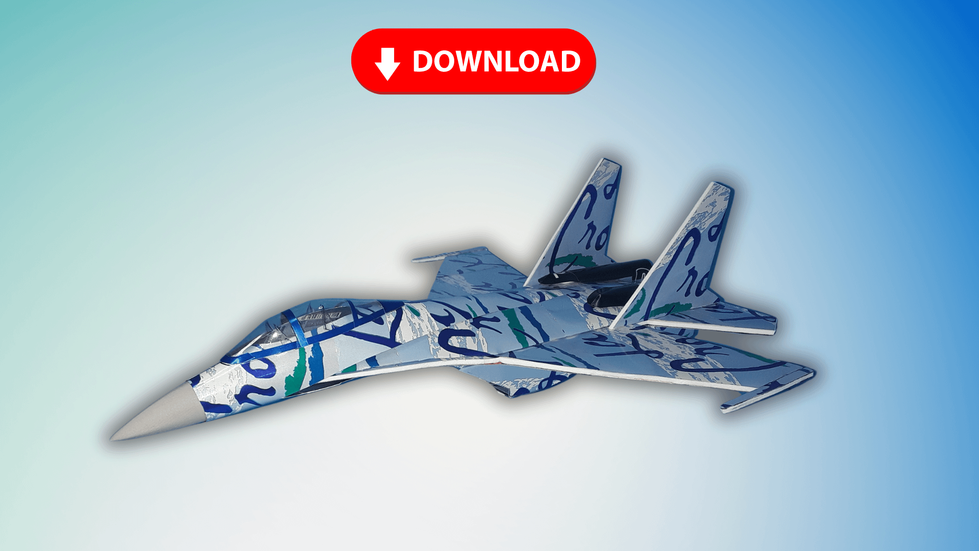 Soda Can SU-27 Flanker DIGITAL Plans product image (1)