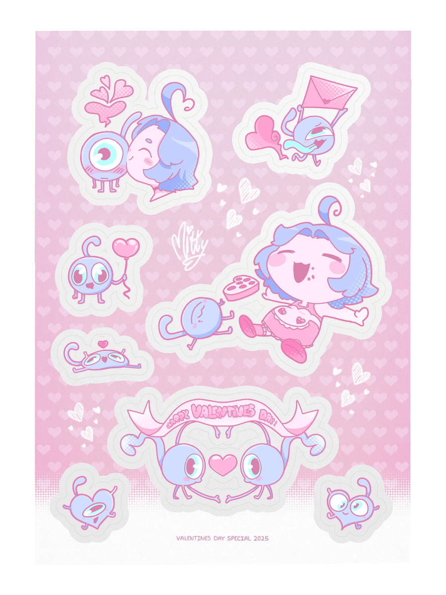 Valentines Day 2025 Special! Set #2 - Sticker Sheet product image (3)