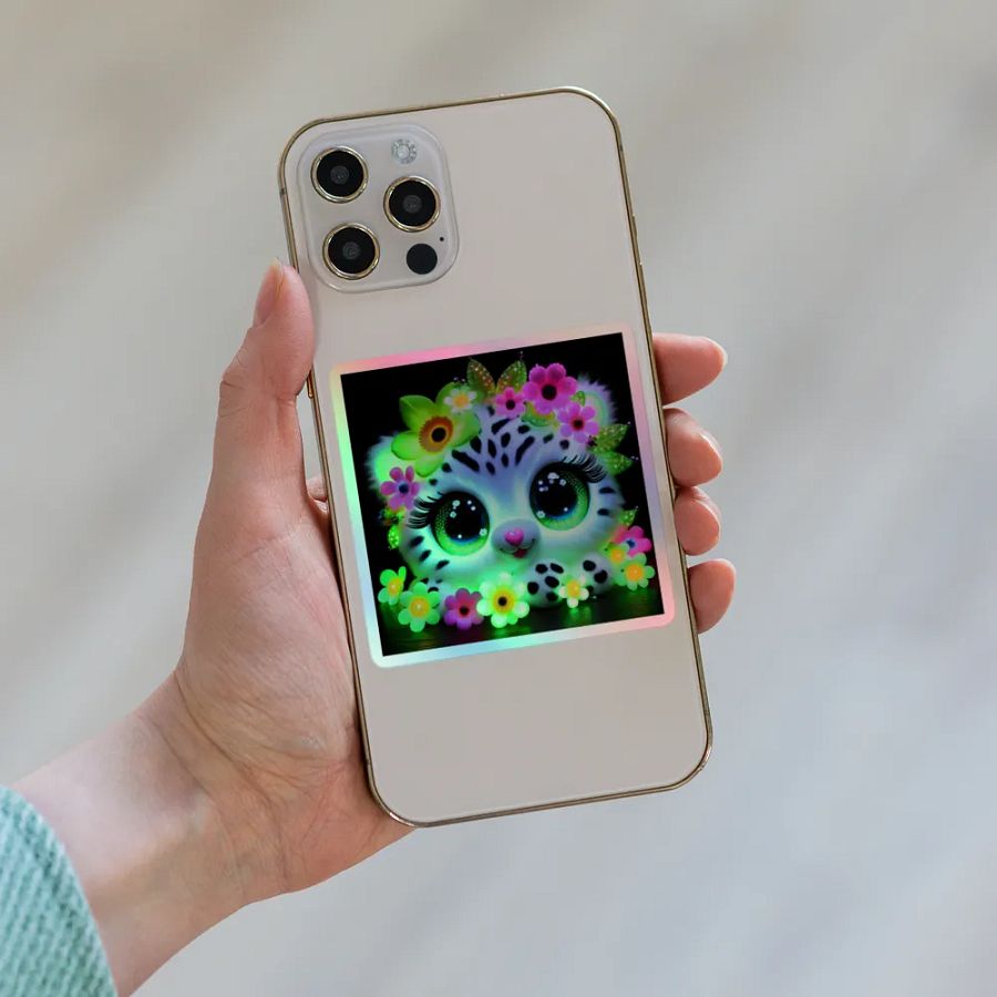Neon Leopard Floral Fantasy Sticker Set product image (8)