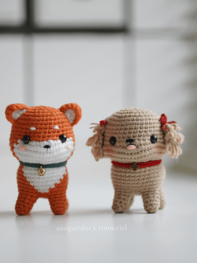 Shiba Inu and Poodle - PDF Pattern product image (7)