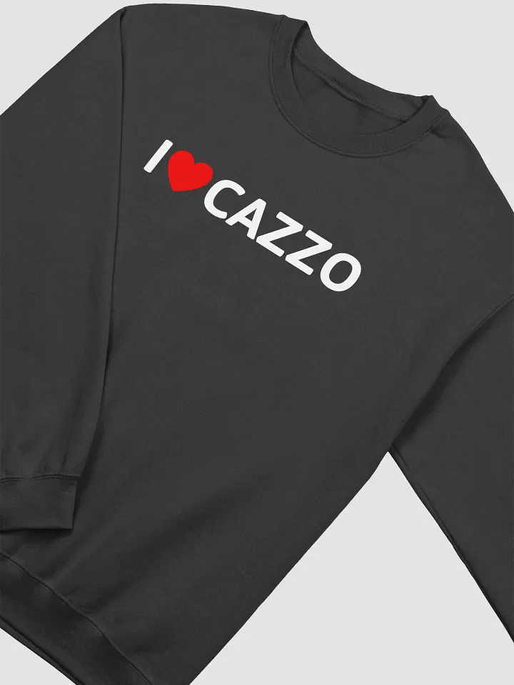 I ♥️ cazzo crewneck dark product image (6)