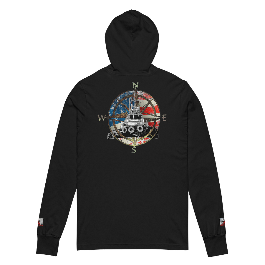Compass Rose Marshall Foss Flage Hoodie Tee product image (11)