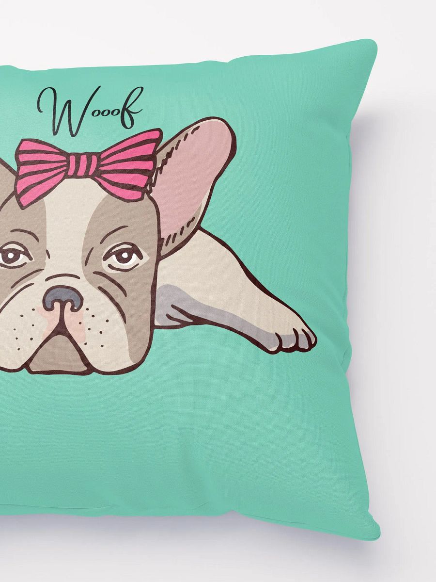 Girly French Bulldog Pillow product image (3)