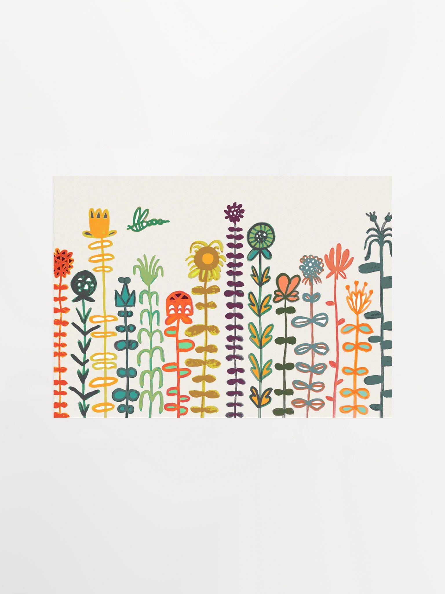 The whimsical garden art print product image (1)