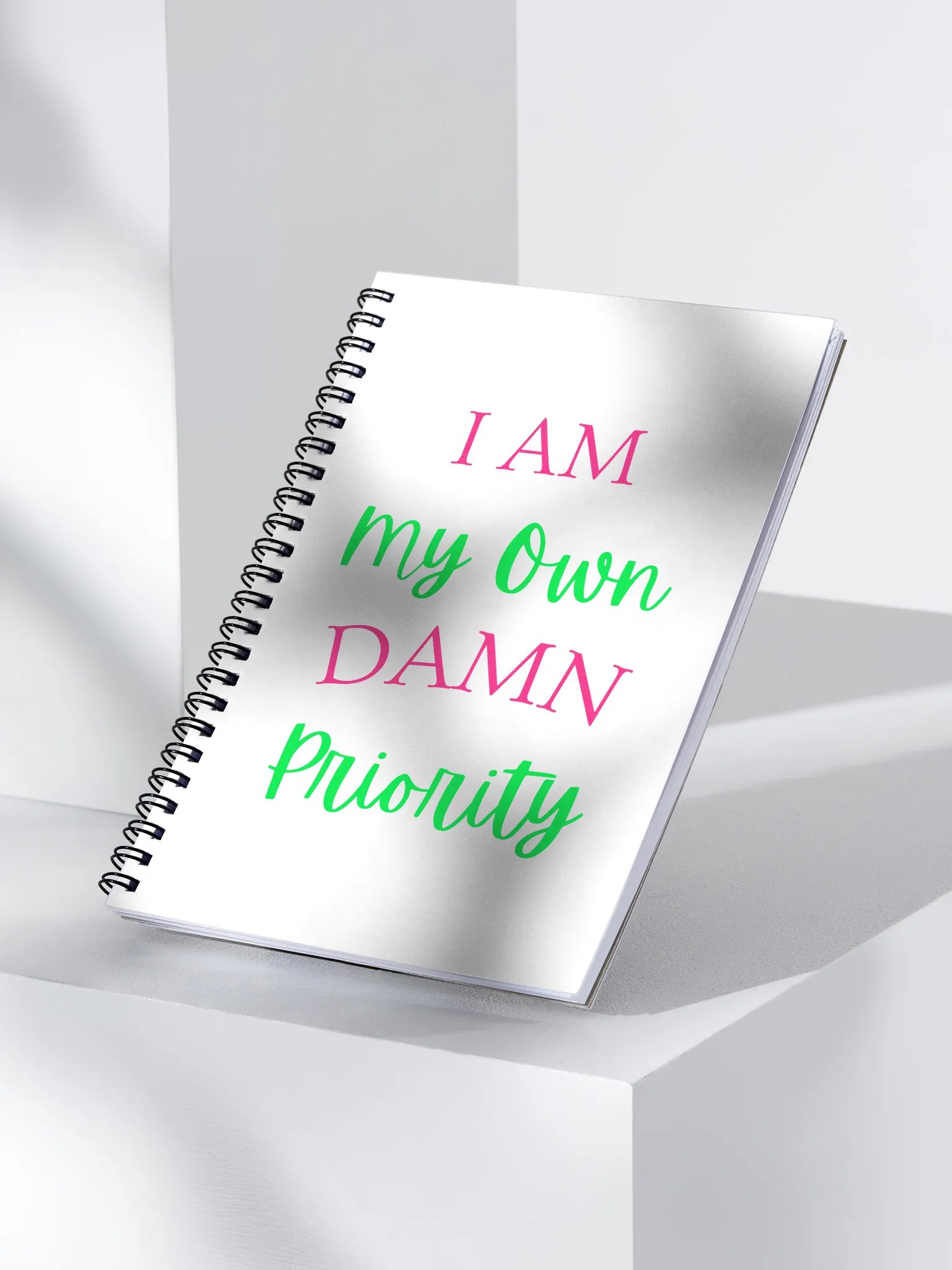 My Own DAMN Priority – Spiral Journal product image (3)