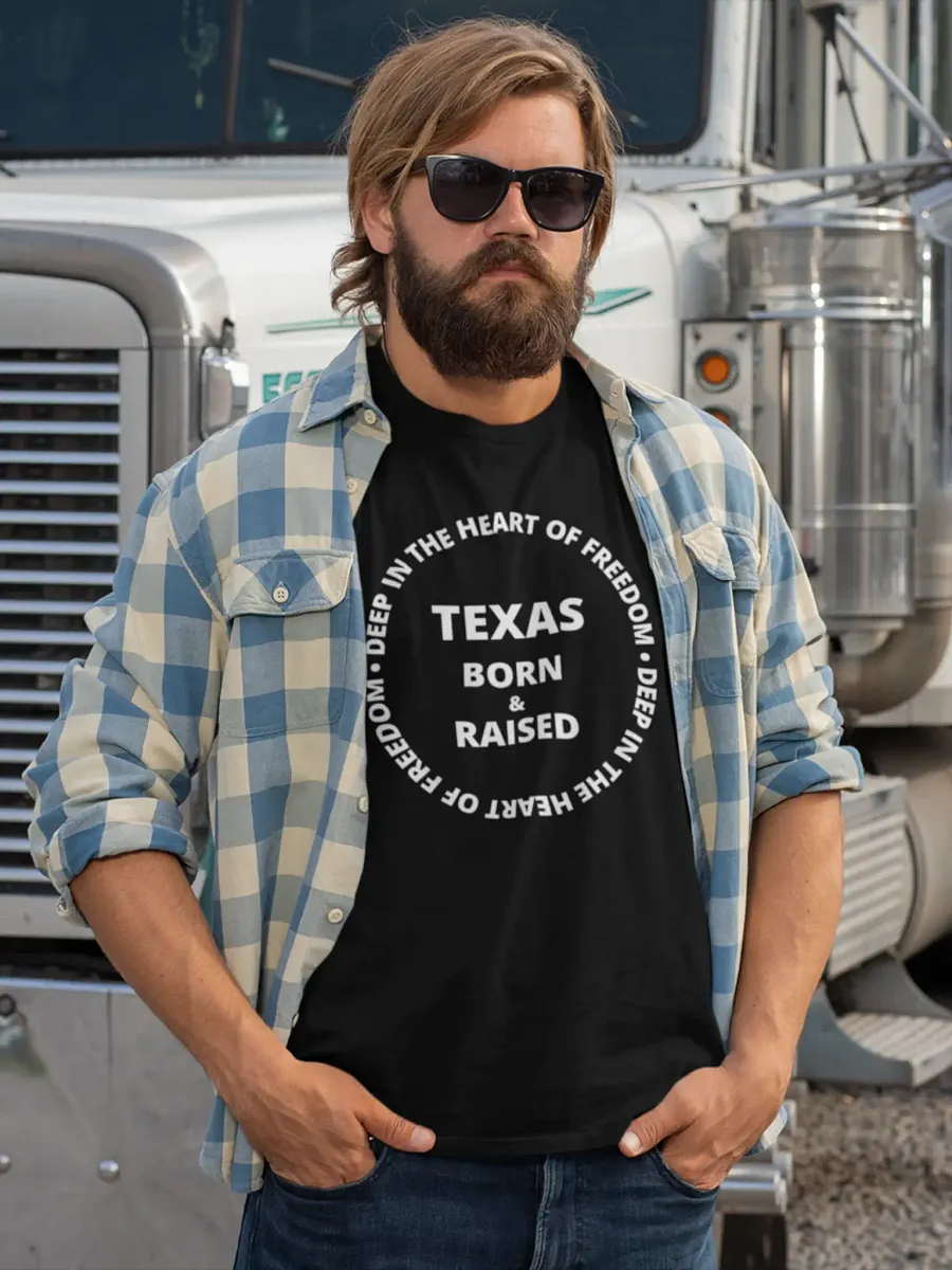 Texas Born & Raised Dark T-Shirt product image (2)