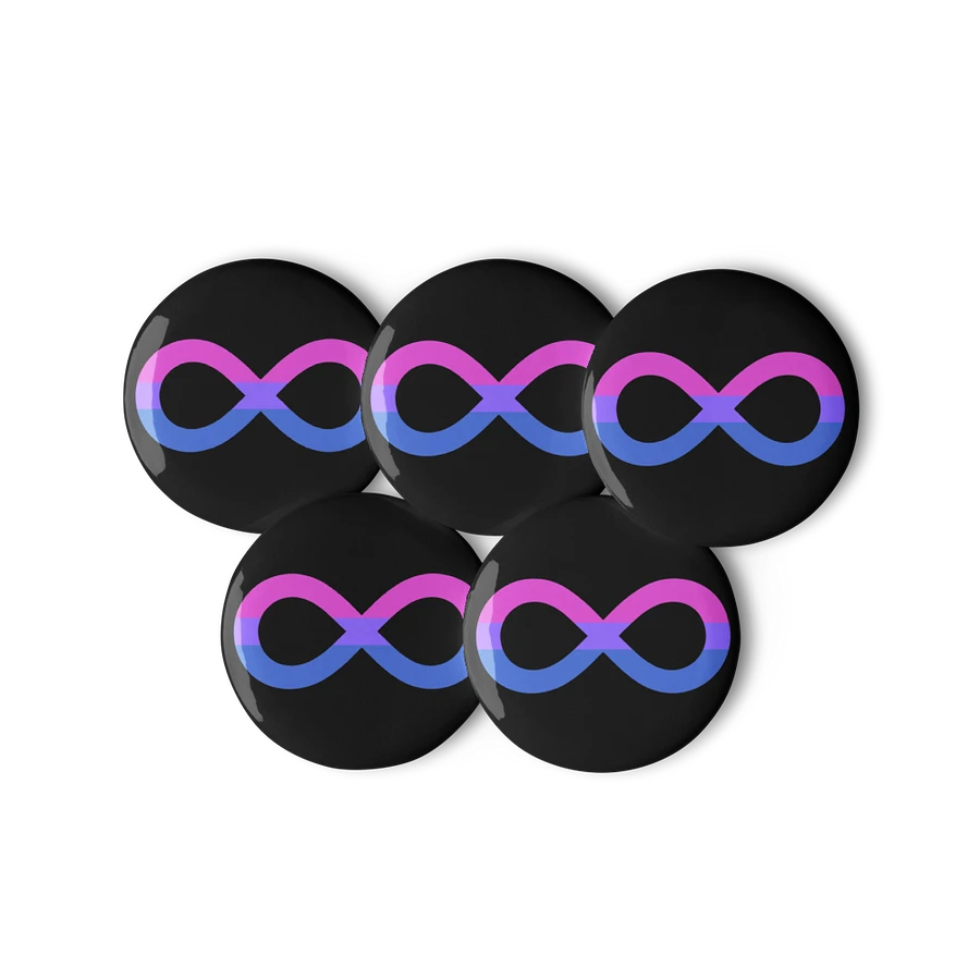 Bi Autistic Infinity Pin Set product image (2)