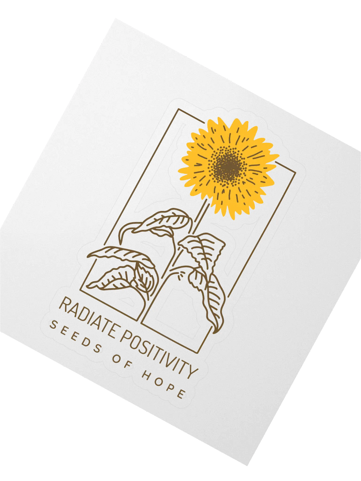 Radiate Positivity Sunflower Stickers product image (2)