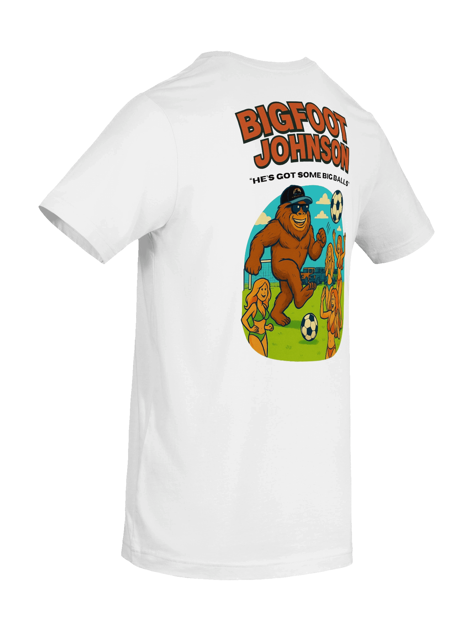 Bigfoot Johnson Big Balls Tee (White) product image (10)