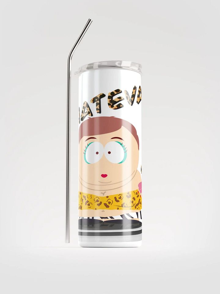 Out-Of-Control Cartman Tumbler+Straw product image (1)