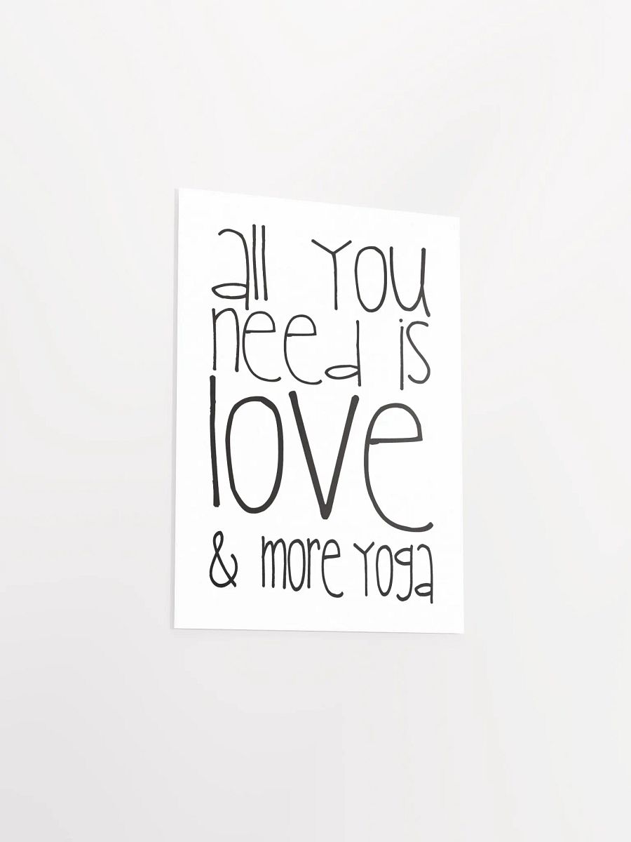Love & Yoga Whimsical Poster product image (24)