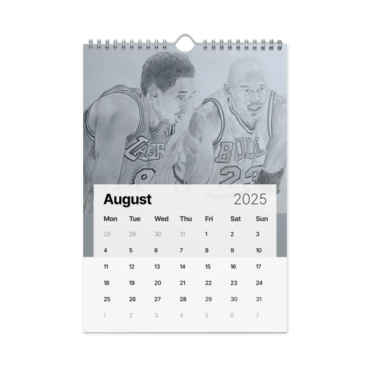 Legends of the Court 2025 Calendar product image (2)