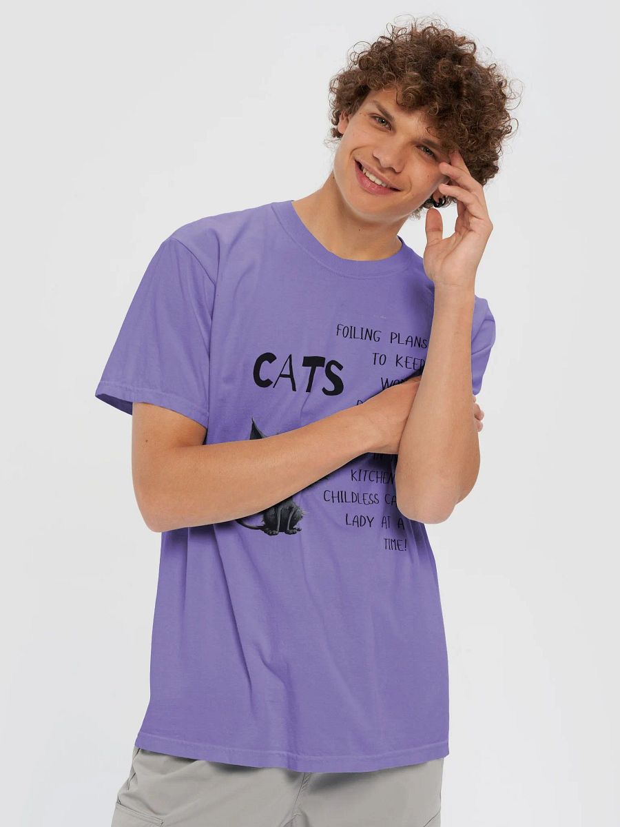 🐾 Cats Against Patriarchy – Childless Cat Lady Tee product image (5)