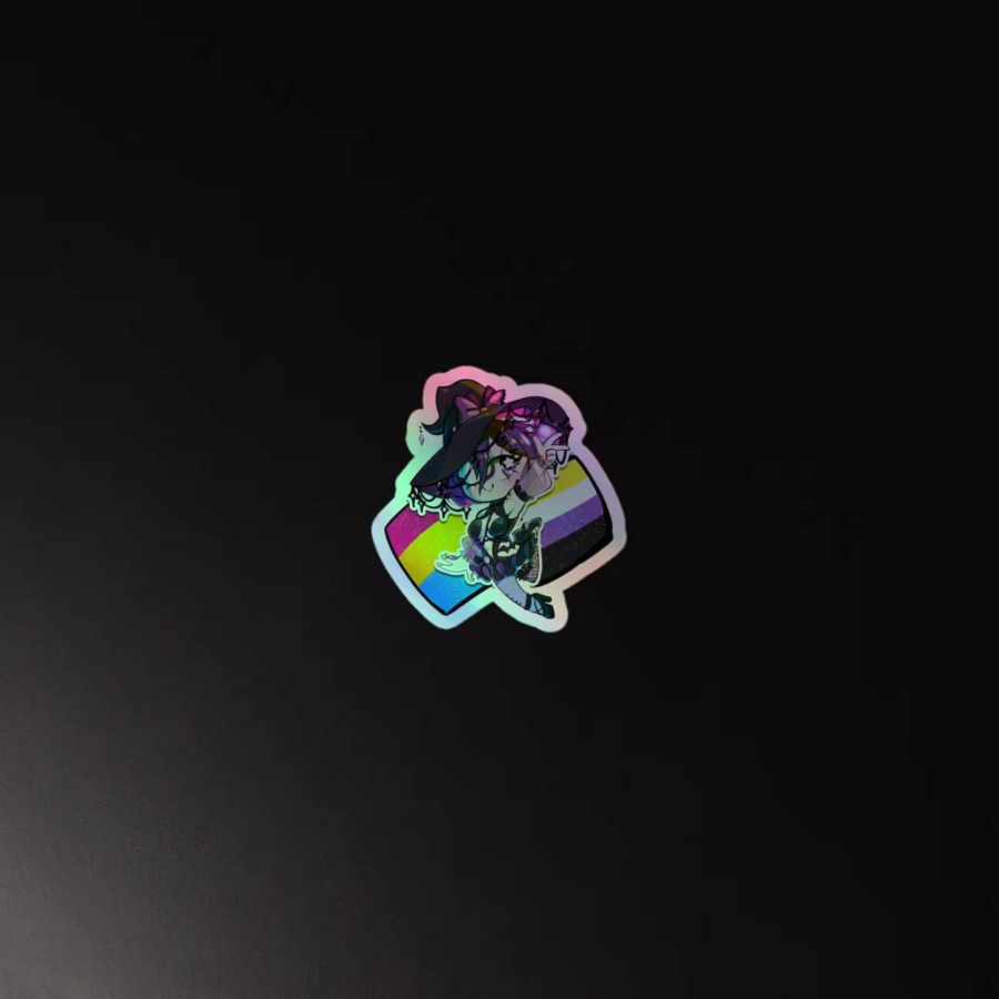 Ame Holographic Pride Sticker product image (4)