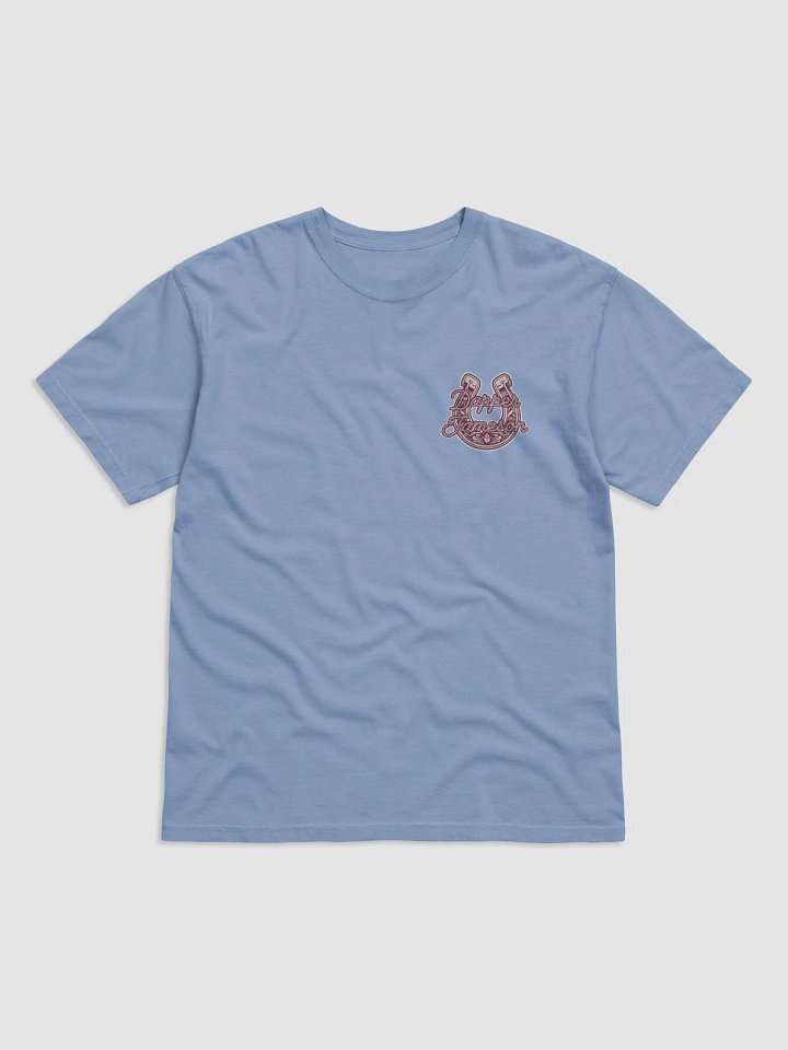 CUHBOY & SEAHORSE T SHIRT (WASHED DENIM) product image (1)