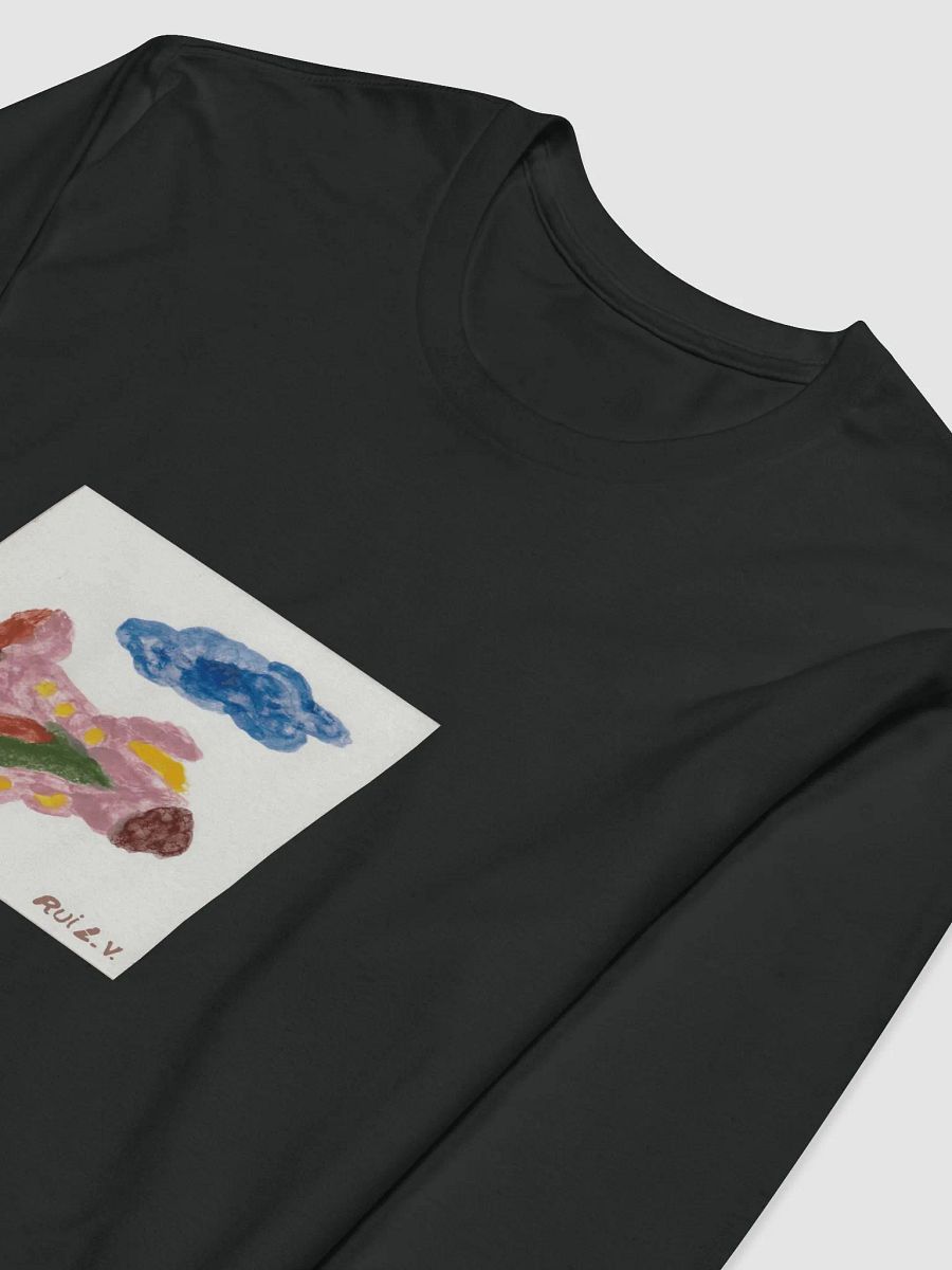 Kid Airplane (Next Level Premium Fitted Long Sleeve Crew) product image (3)