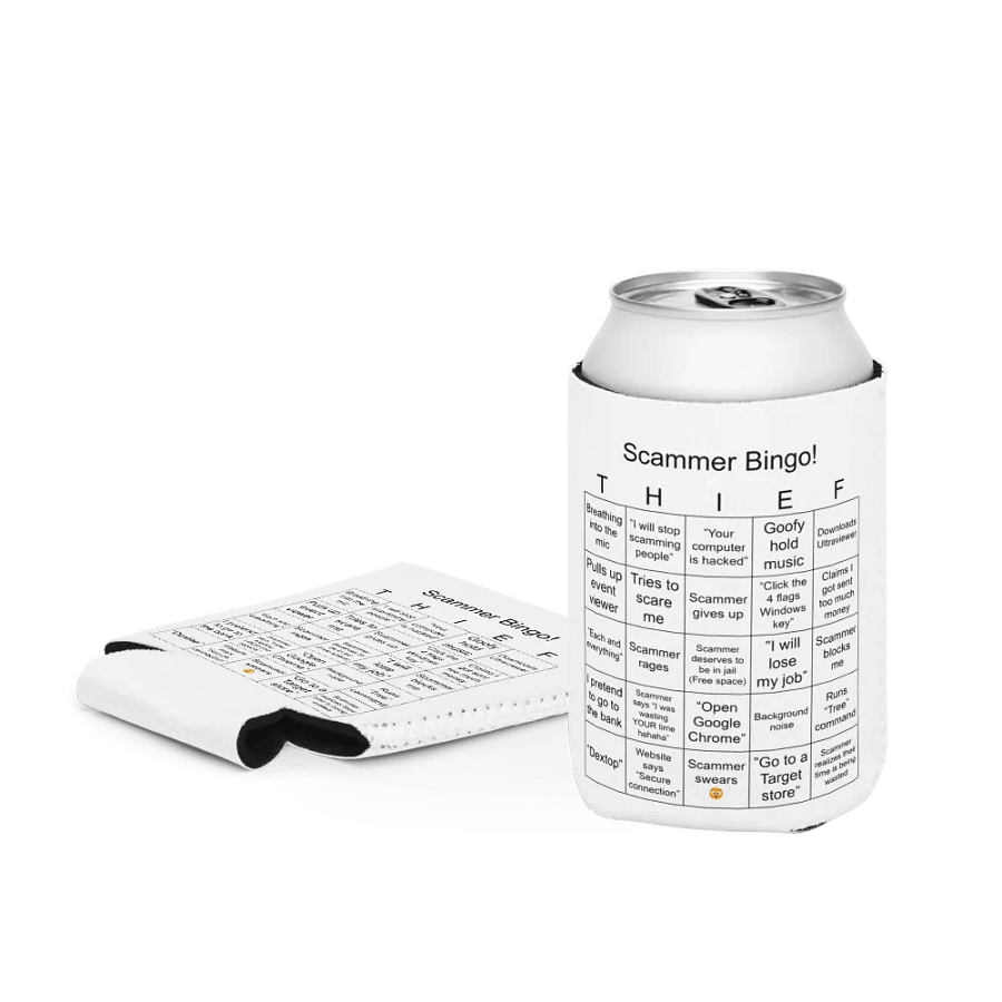 Scammer Bingo -Can Sleeve product image (3)