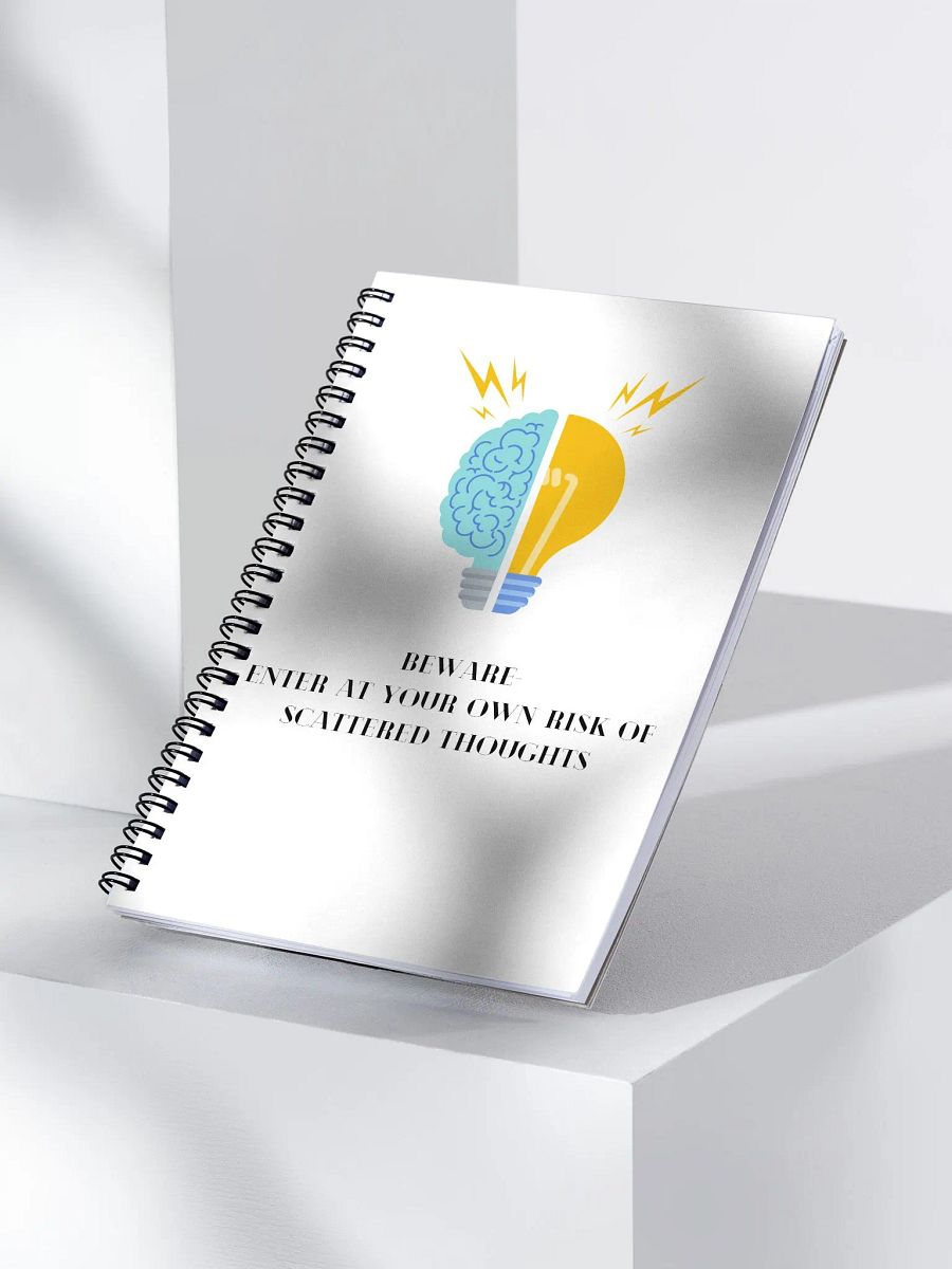 Scattered Thoughts Notebook White product image (3)
