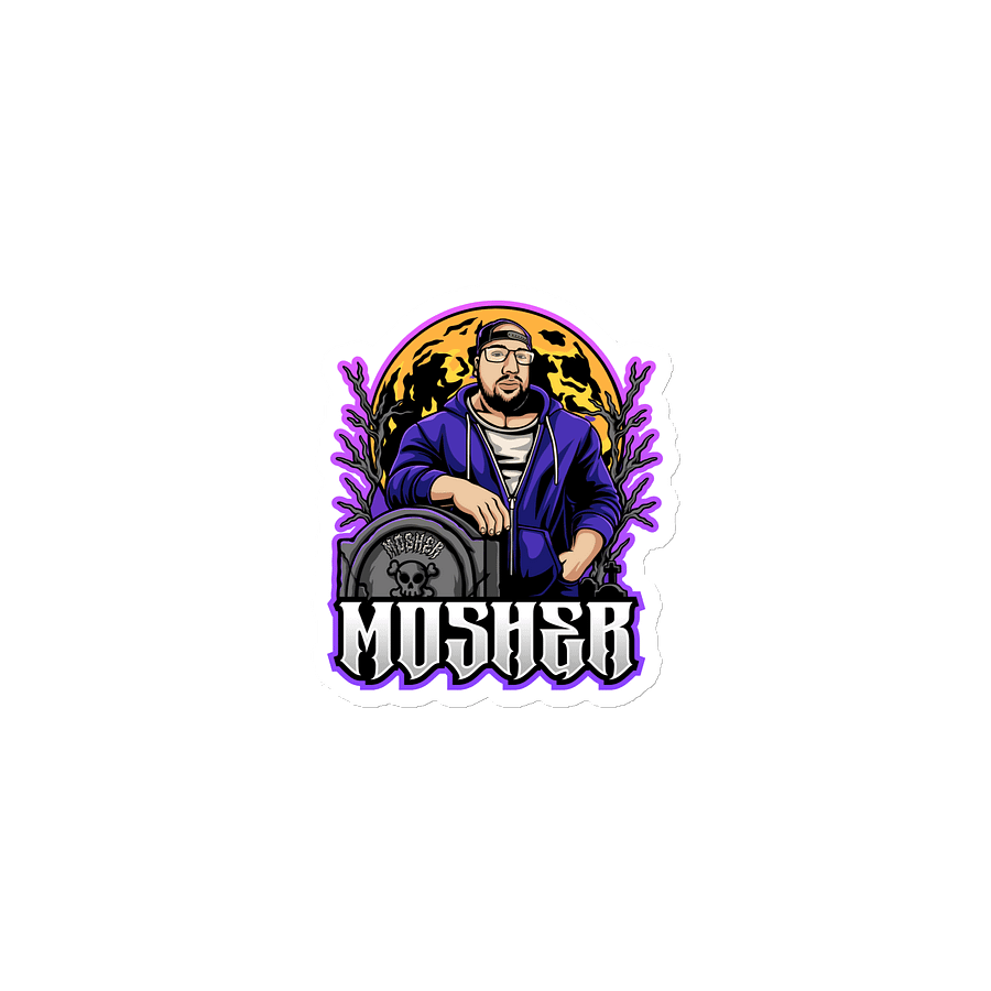 MOSHER GRAVE LOGO MAGNET product image (1)