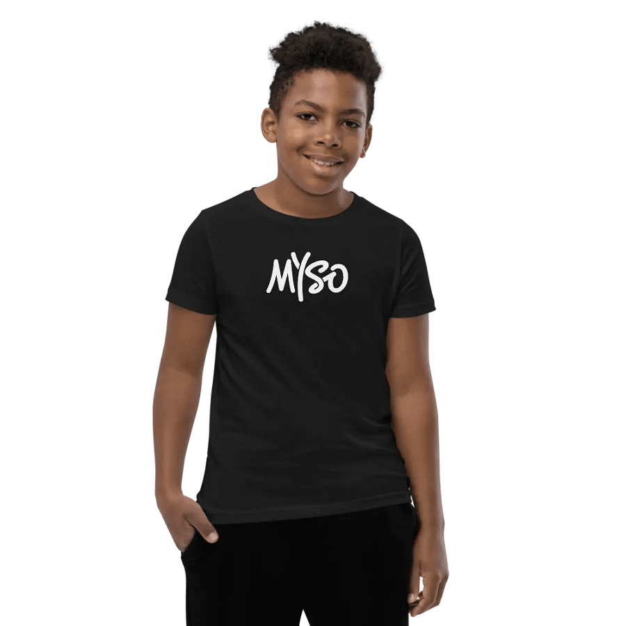 MYSO Youth T-Shirt - White Logo product image (7)