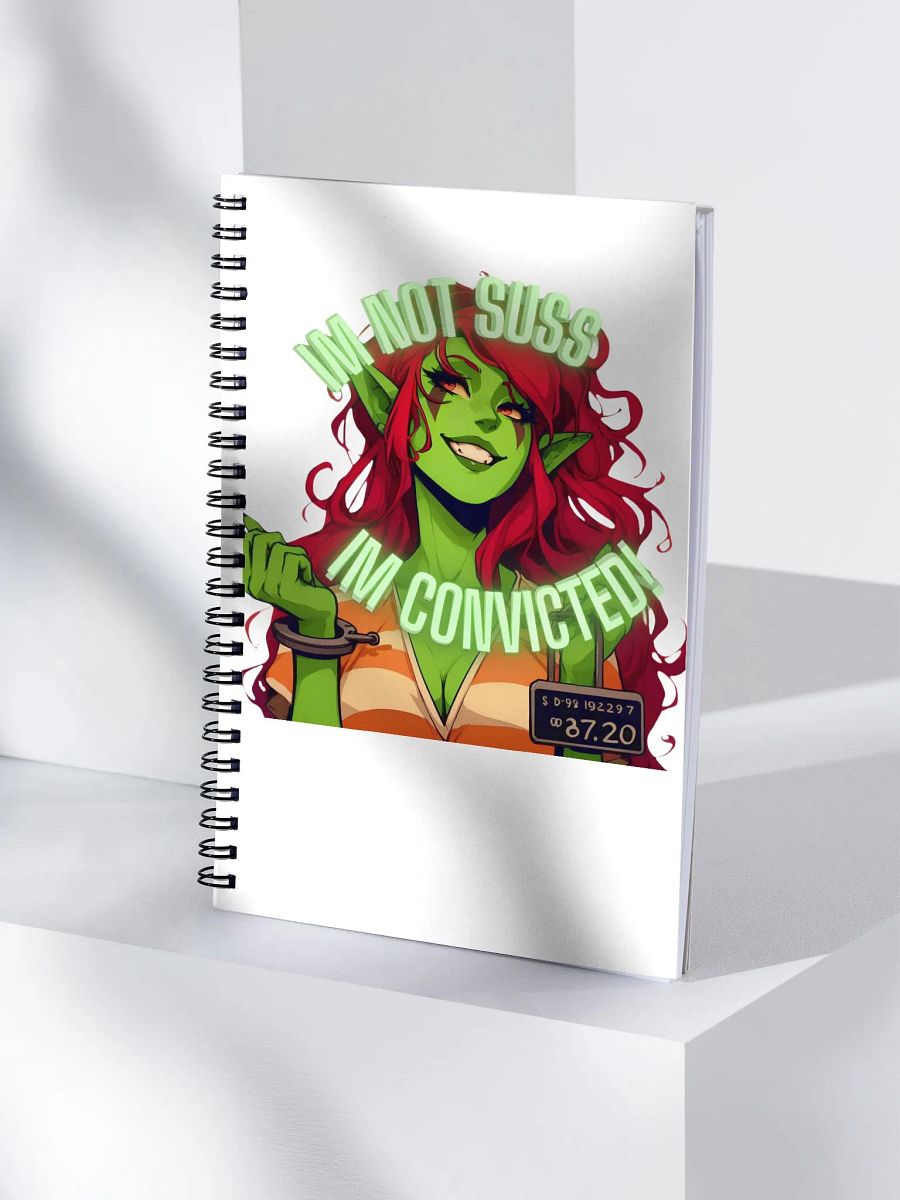 I'm Not Suss, I'm Convicted Notebook product image (4)