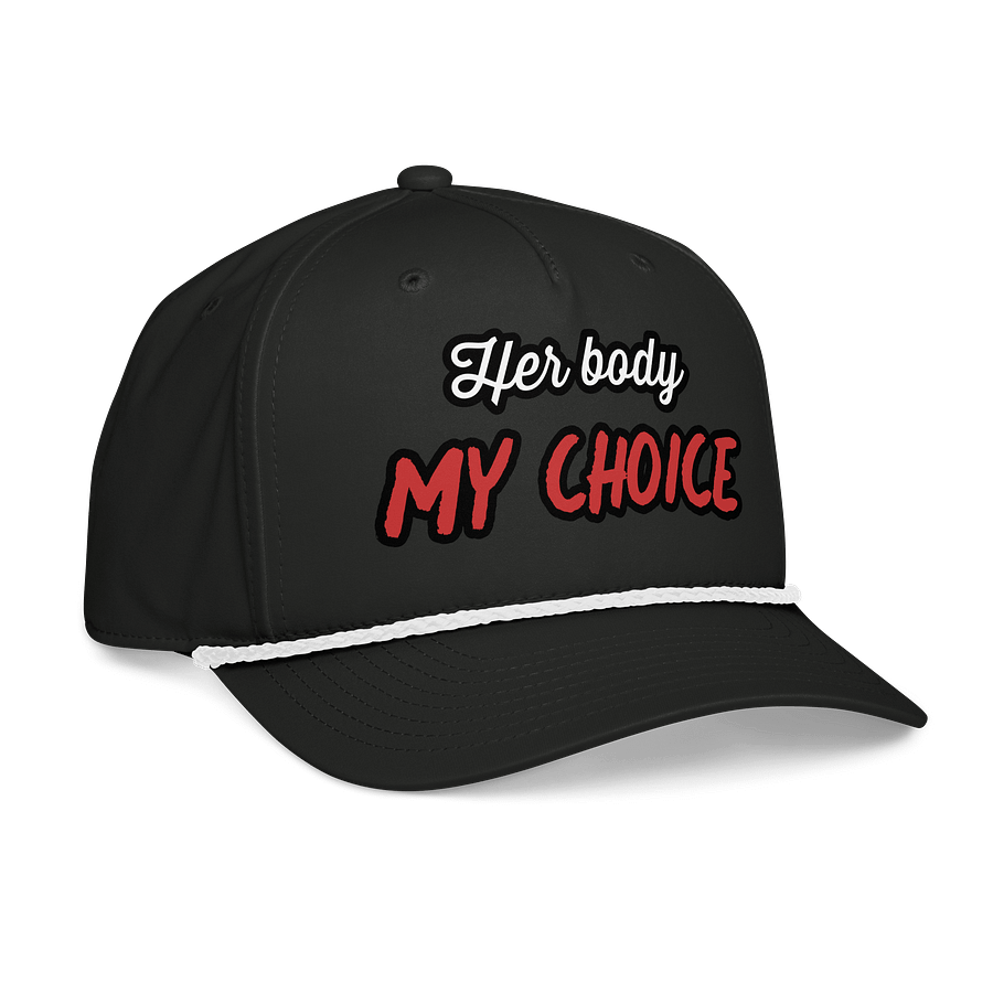 Her Body My Choice Rope Cap product image (6)