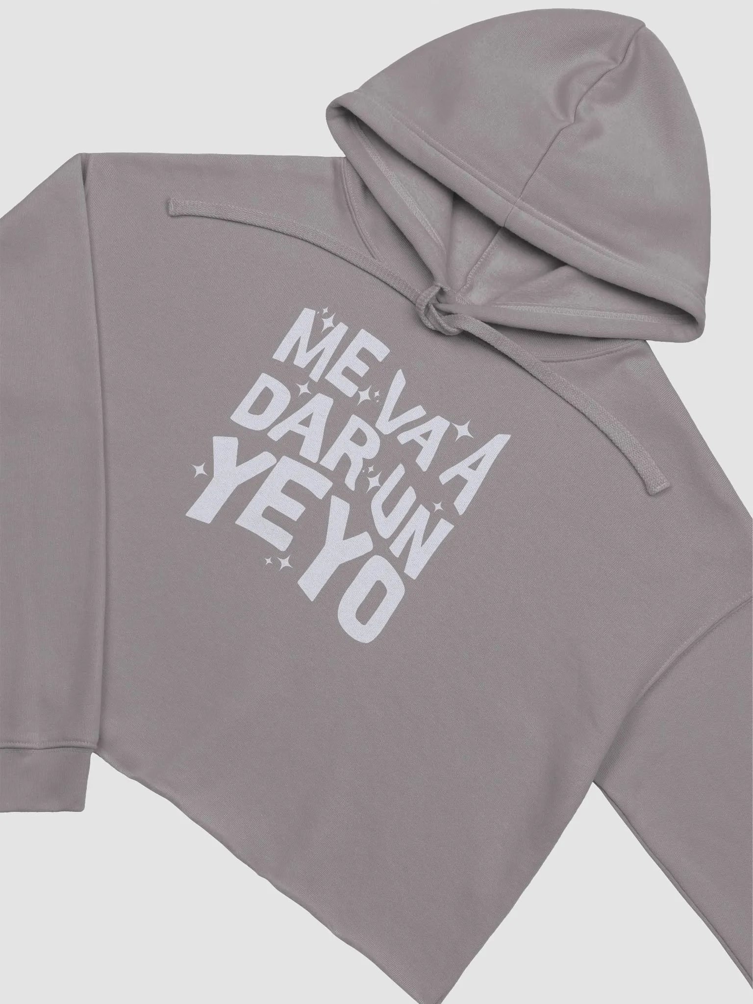 Me Va a Dar un Yeyo Crop Hoodie product image (3)