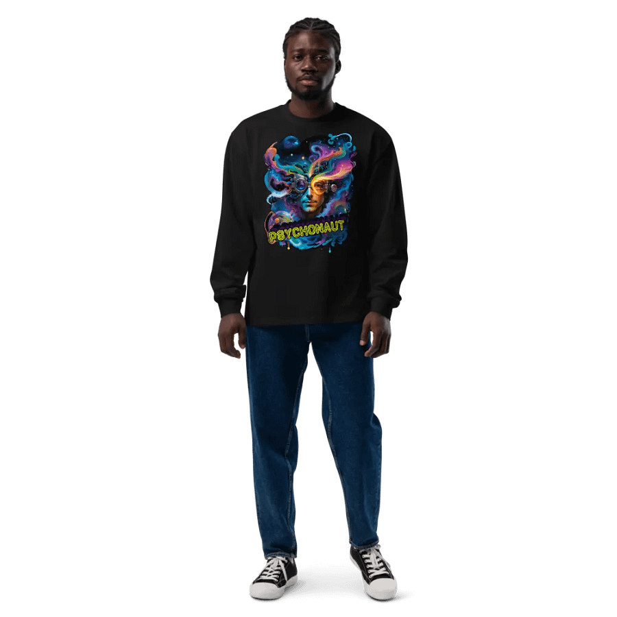 [Psychonaut] Unisex Premium Heavyweight Long Sleeve Shirt product image (5)