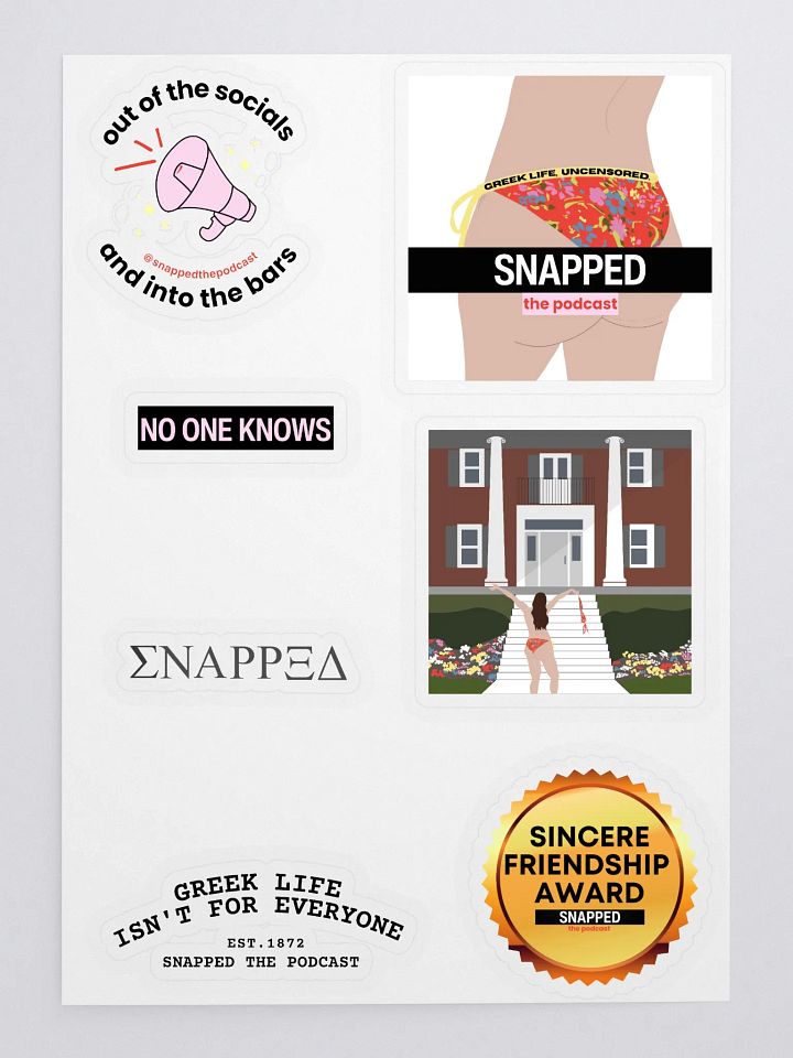 SNAPPED Sticker Pack product image (1)