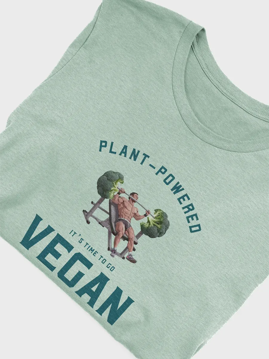 Plant Powered Vegan T-Shirt - 'It's Time to Go Vegan product image (25)