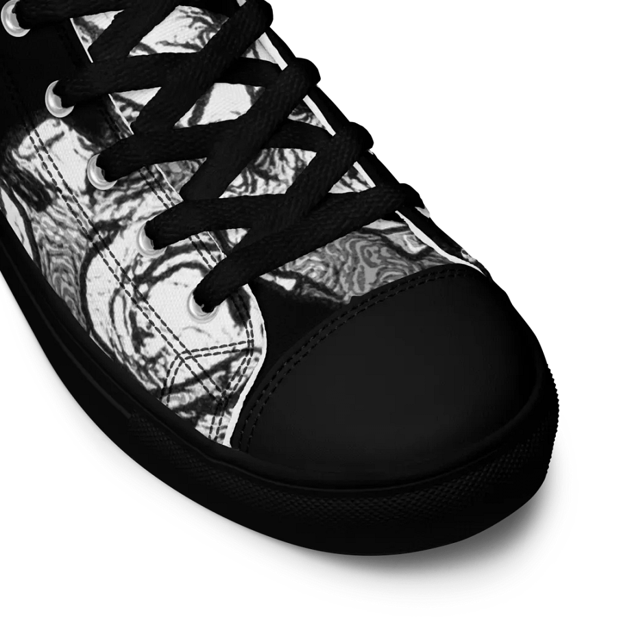 White roses High Top Canvas Shoes (womens) product image (9)