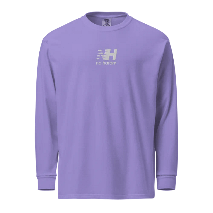 No Haram Muslim Long Sleeve Tee Embroidered Unisex product image (17)