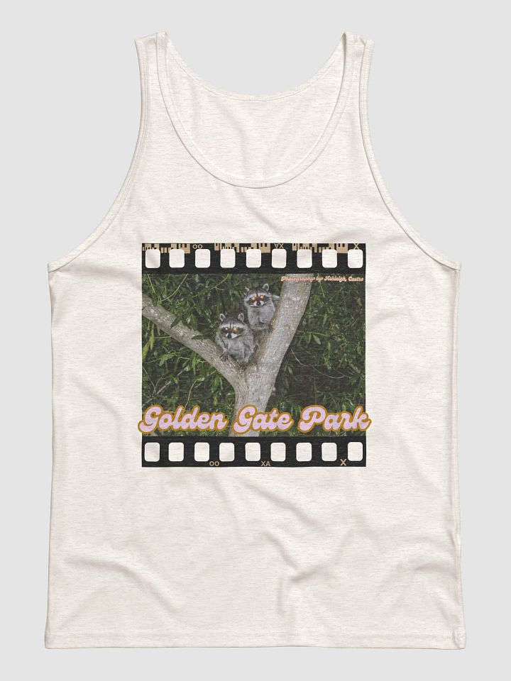 Golden Gate Park Raccoons Jersey Muscle Tank (White and Oatmeal) product image (1)